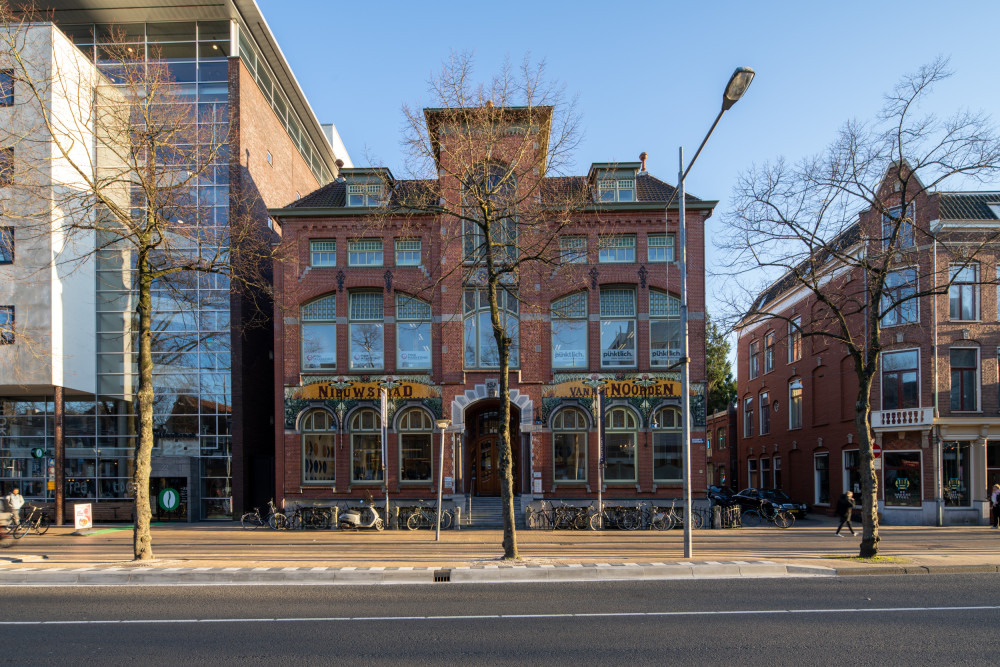 Drukkerij, zetterij en kantoor Nieuwsblad van het Noorden